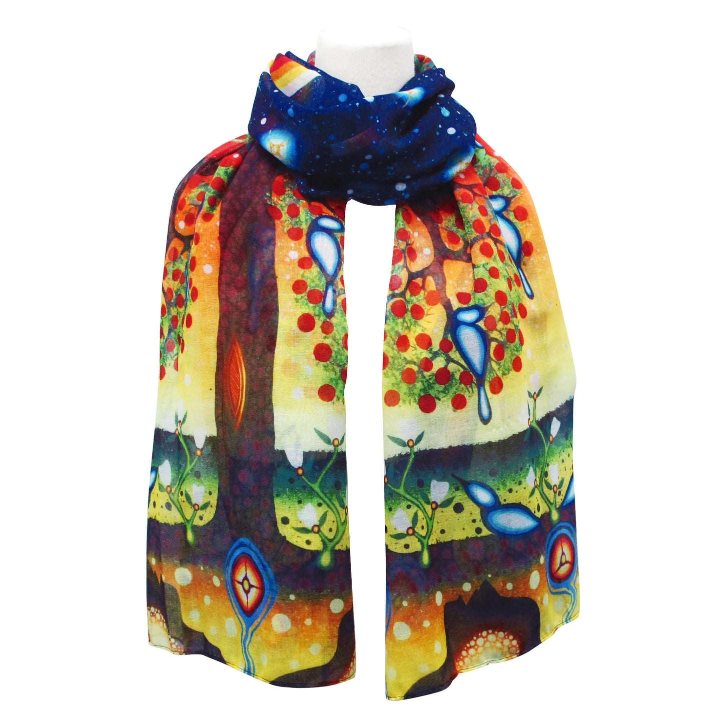 Indigenous Art Scarves - Tree of Life