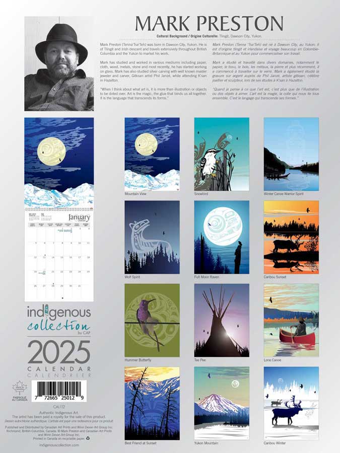 Calendar 2025 - Mark Preston