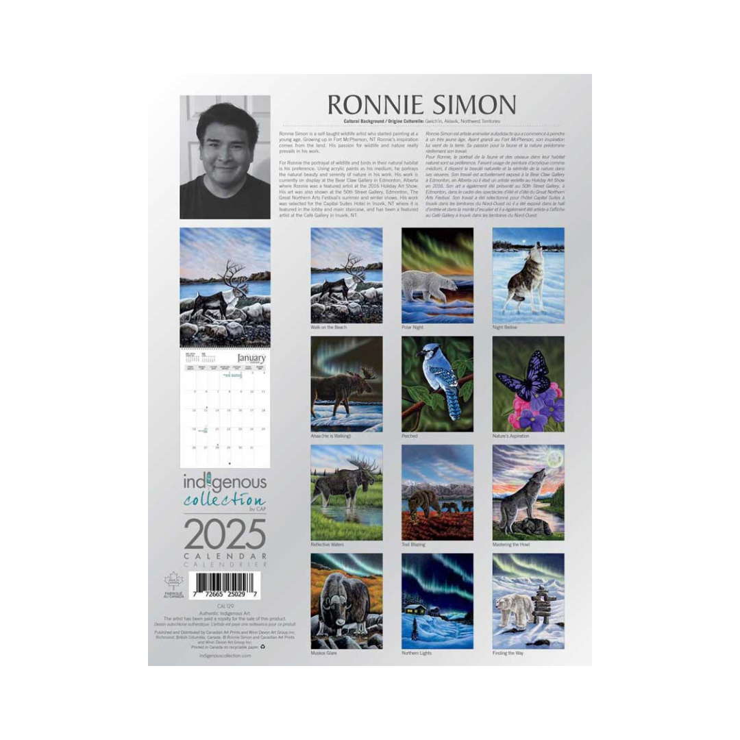 Calendar 2025 - Ronnie Simon