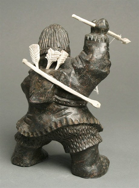 Inuit Carving - Man with Harpoon