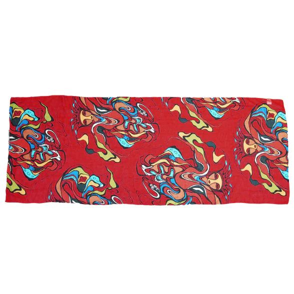 Indigenous Art Scarves - Pow Wow Dancer
