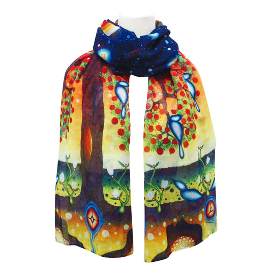 Indigenous Art Scarves - Tree of Life