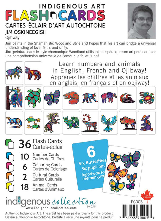 Flash Card Game - Artist: Jim Oskineegish