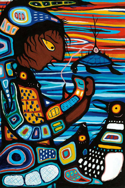 Poster -  Waynaboozhoo and the Great Flood