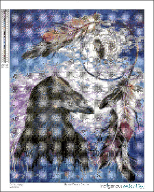 Diamond Art - Raven Dream Catcher