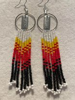 Earrings - Warrior Fringe